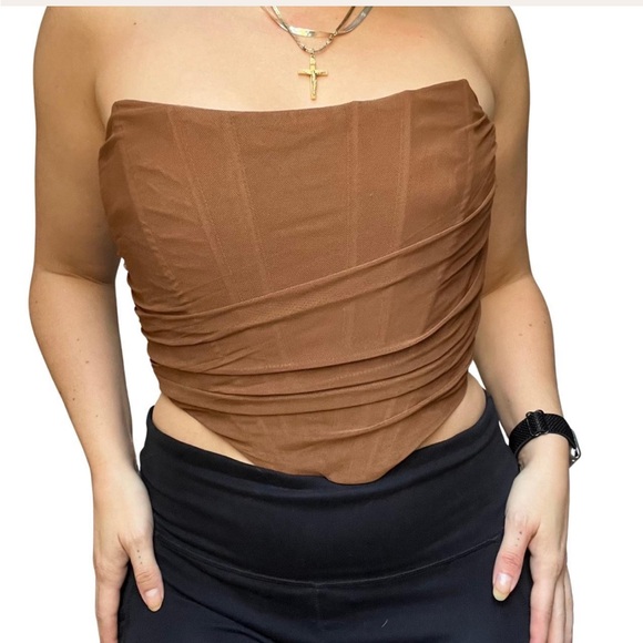 Brown corset - Picture 2 of 3